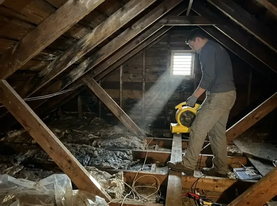 attic-water-damage-drying-proc-007 — frequently asked questions, Emergency Water Extraction & 24/7 Flood Response in Tiger P…